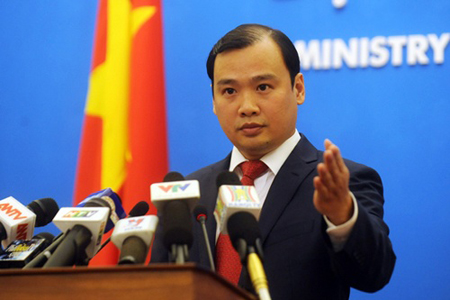 Ông Lê Hải Bình, người phát ngôn Bộ Ngoại giao Việt Nam.